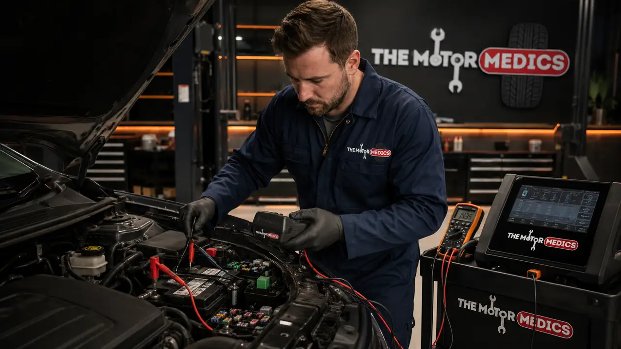 Electrical vehicle repair work
